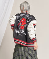 Vintage Style Varsity Jacket-BASICKS-Forget-me-nots Online Store