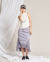 Pigment Dye Skirt-Forget-me-nots-Forget-me-nots Online Store