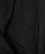 Rose Jaquard Stripe Sailor Collar Blouse-FETICO-Forget-me-nots Online Store