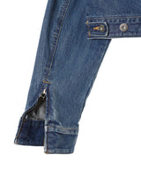 Lace Up Denim Jacket-FETICO-Forget-me-nots Online Store