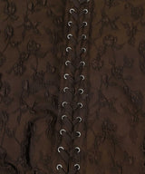 Floral Jacquard Bomber Jacket-FETICO-Forget-me-nots Online Store