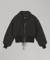 Floral Jacquard Bomber Jacket-FETICO-Forget-me-nots Online Store