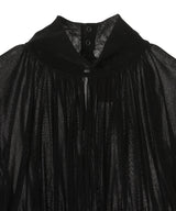 Velvet Tulle Turtleneck Bodysuit-FETICO-Forget-me-nots Online Store