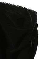 Velvet Tulle Gathered Skirt-FETICO-Forget-me-nots Online Store