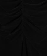 Velvet Tulle Gathered Skirt-FETICO-Forget-me-nots Online Store