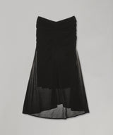 Velvet Tulle Gathered Skirt-FETICO-Forget-me-nots Online Store