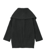 Boucle Wool Cape Coat-FETICO-Forget-me-nots Online Store