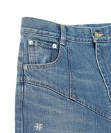 Embroidered Straight Jeans-FETICO-Forget-me-nots Online Store