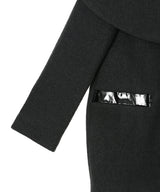 Boucle Wool Cape Coat-FETICO-Forget-me-nots Online Store