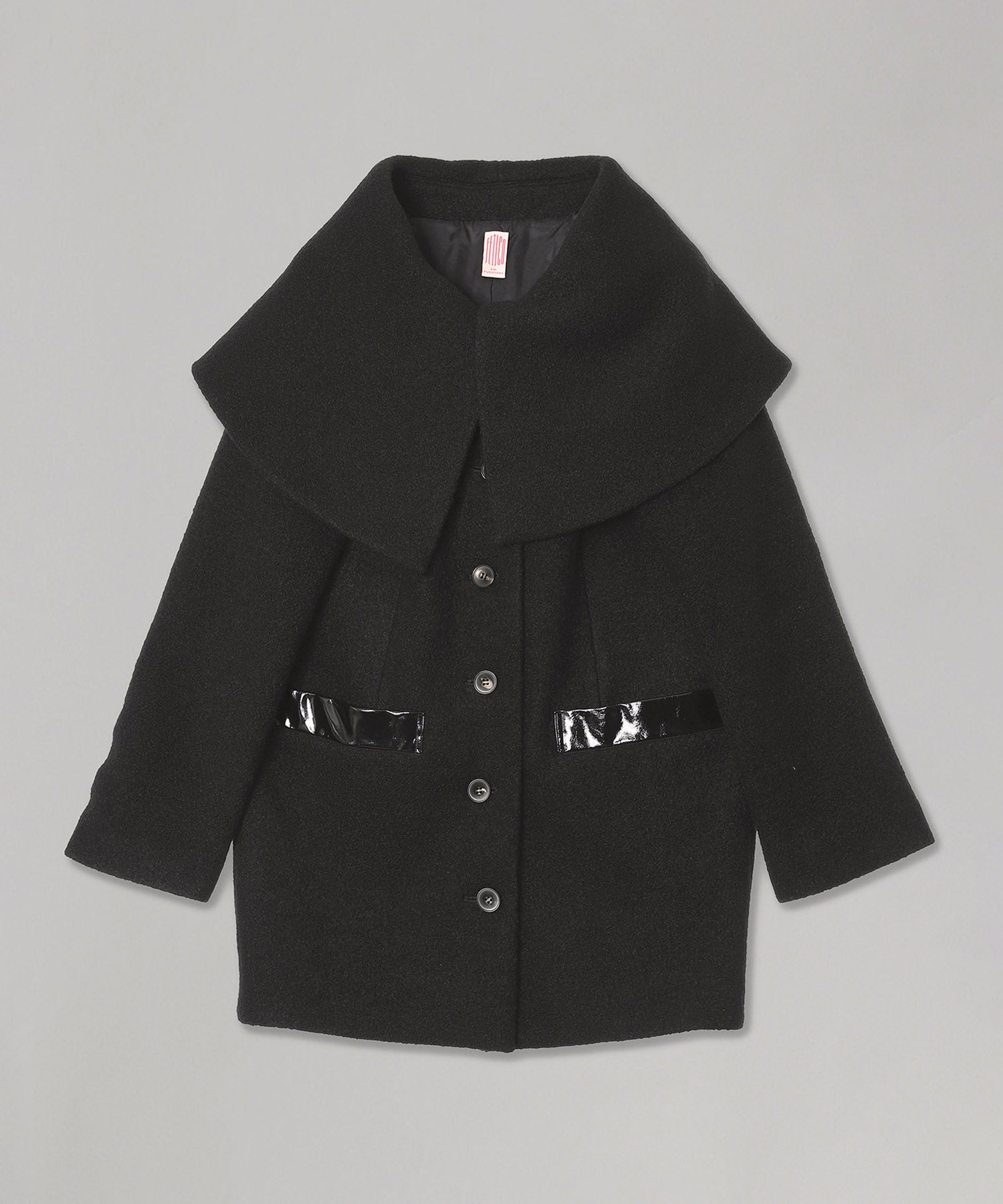 フェティコ(FETICO)｜Boucle Wool Cape Coat｜Forget-me-nots Online Store