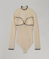 Lace-Knit Bodysuit-FETICO-Forget-me-nots Online Store
