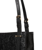 Flower-Embossed Tote Bag Fmn Exclusive-FETICO-Forget-me-nots Online Store