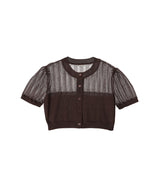 Convertible Sheer Stripe Knit-FETICO-Forget-me-nots Online Store
