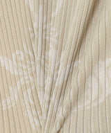 Damask-Pattern Rib Knit Sleeve-FETICO-Forget-me-nots Online Store