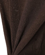 Damask Lace Scoop-Neck Top-FETICO-Forget-me-nots Online Store