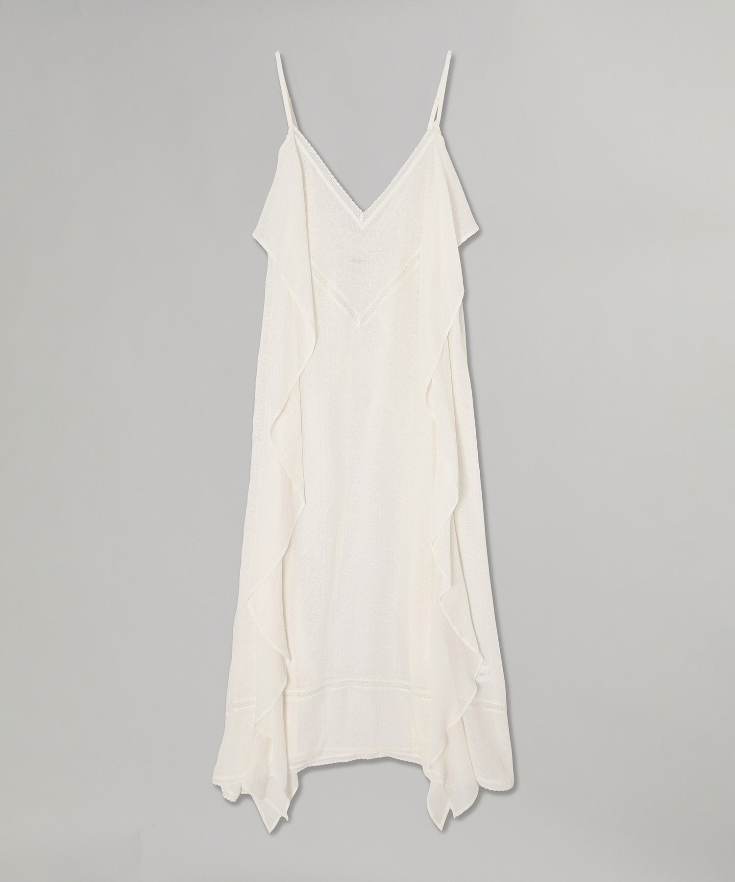 FETICO LACE JAQUARD STRIPE SLIP DRESS Fleur du Mal Le Stretch Lace 