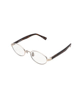 X Blanc Metal Oval Glasses-FETICO-Forget-me-nots Online Store