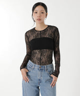 モデル身長:165cm / カラー:Black / サイズ:36