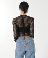 Stretch Lace Bodysuit-FETICO-Forget-me-nots Online Store