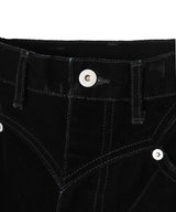 Flocked Denim Slim Jeans