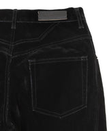 Flocked Denim Slim Jeans