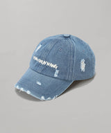 Distress Denim Cap-Feng Chen Wang-Forget-me-nots Online Store