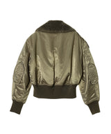 Multipocket Cargo Jacket With Leather Trim-Feng Chen Wang-Forget-me-nots Online Store