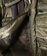 Multipocket Cargo Jacket With Leather Trim-Feng Chen Wang-Forget-me-nots Online Store