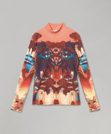 Creature Print Jersey Top-Feng Chen Wang-Forget-me-nots Online Store