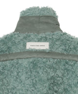 Faux Shearling Double-Collar Jacket