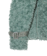 Faux Shearling Double-Collar Jacket