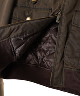 Washed Crop Bomber Jacket-Feng Chen Wang-Forget-me-nots Online Store