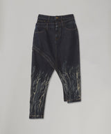 Gradient Tie Dye Denim Skirt-Feng Chen Wang-Forget-me-nots Online Store