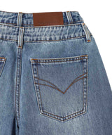 Double Wasit Denim Trousers-Feng Chen Wang-Forget-me-nots Online Store