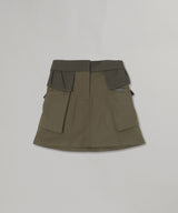 Green Cargo Skirt