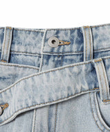 Double Wasit Denim Trousers-Feng Chen Wang-Forget-me-nots Online Store