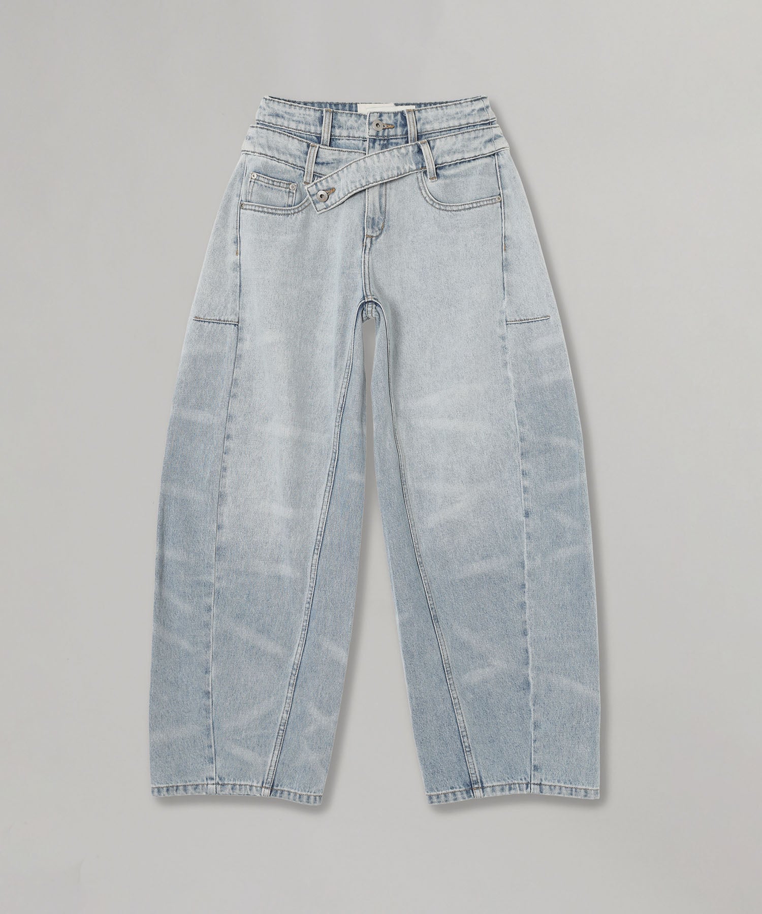 Double Wasit Denim Trousers｜フェンチェンワン(Feng Chen Wang 