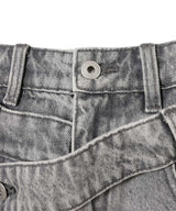 Double Wasit Denim Trousers-Feng Chen Wang-Forget-me-nots Online Store