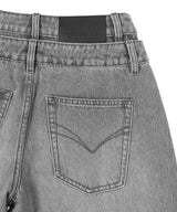 Double Wasit Denim Trousers-Feng Chen Wang-Forget-me-nots Online Store