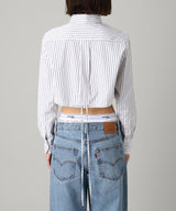 Cropped Tie Back Shirt-HOMME girls-Forget-me-nots Online Store
