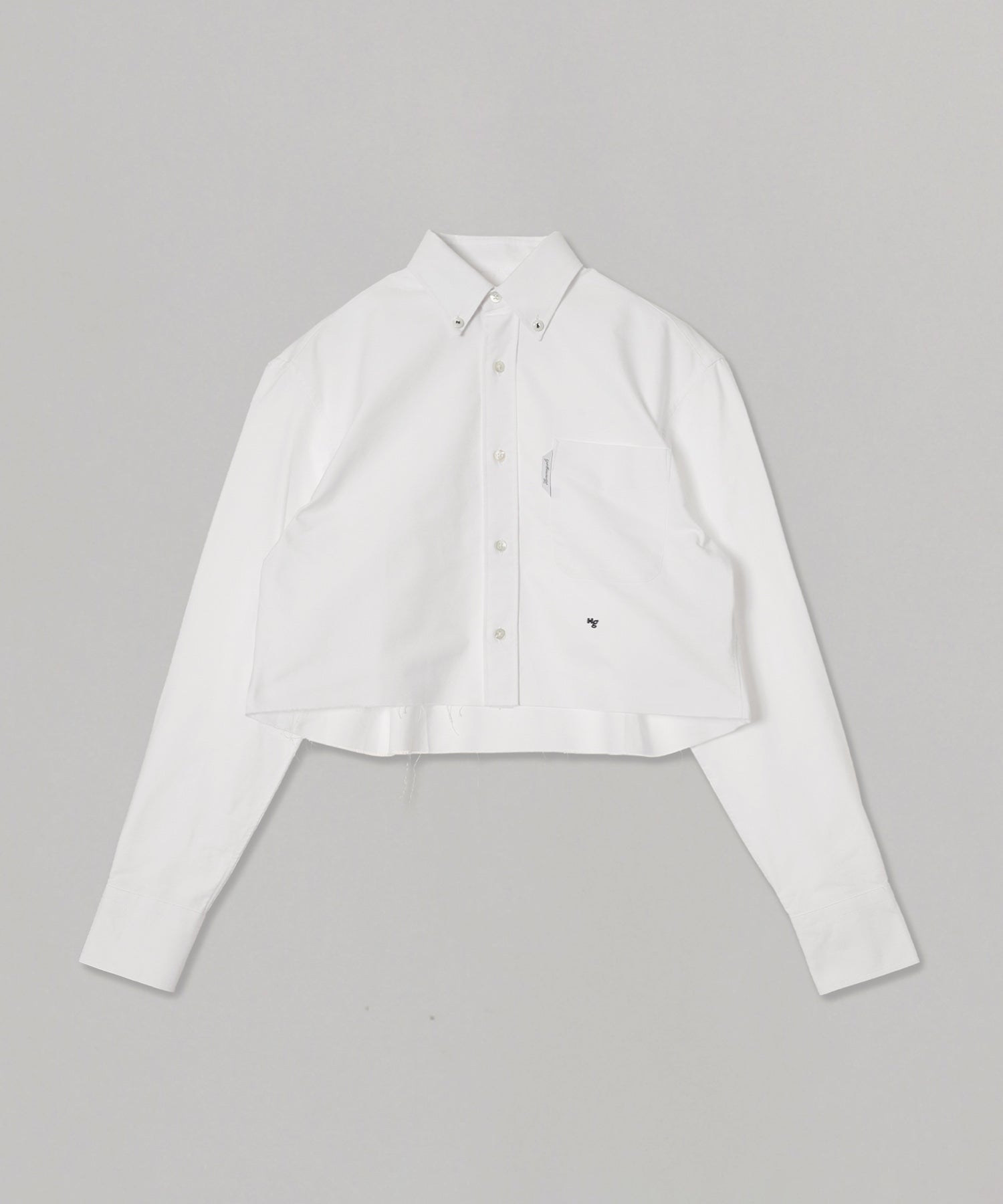 Cropped Oxford Shirt｜オムガールズ(HOMME girls)｜Forget-me-nots