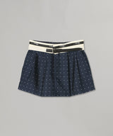 Flip Waist Mini Skirt W/ Belt-HOMME girls-Forget-me-nots Online Store