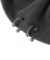 Pierced Sweatshirt Scrunchie