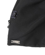 Beaded Flower Square Scrunchie-heyep-Forget-me-nots Online Store