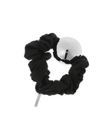 Medium Metal Ballsilk Scrunchie