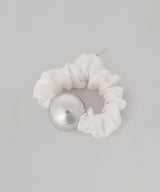 Medium Metal Ballsilk Scrunchie