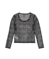 Nike Wmns Body Bld Mesh Prnt L/s Top