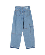 Broderie Anglaise Denim Carpenter Jeans-GANNI-Forget-me-nots Online Store