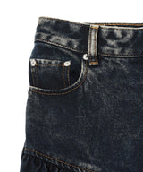 Light Denim Long Skirt-GANNI-Forget-me-nots Online Store