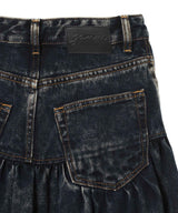 Light Denim Long Skirt-GANNI-Forget-me-nots Online Store